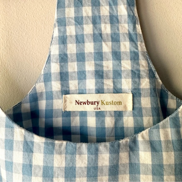 Newbury Kustom Gingham Peplum Tank Top - Picture 3 of 5